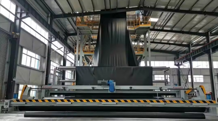 Shandong Yibo Yangguang Engineering Materials Co., Ltd. linea di produzione del fabbricante